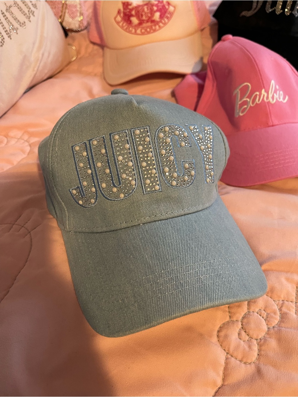 Juicy Couture Pink 'Barbie' hat bundle - Picture 7 of 12
